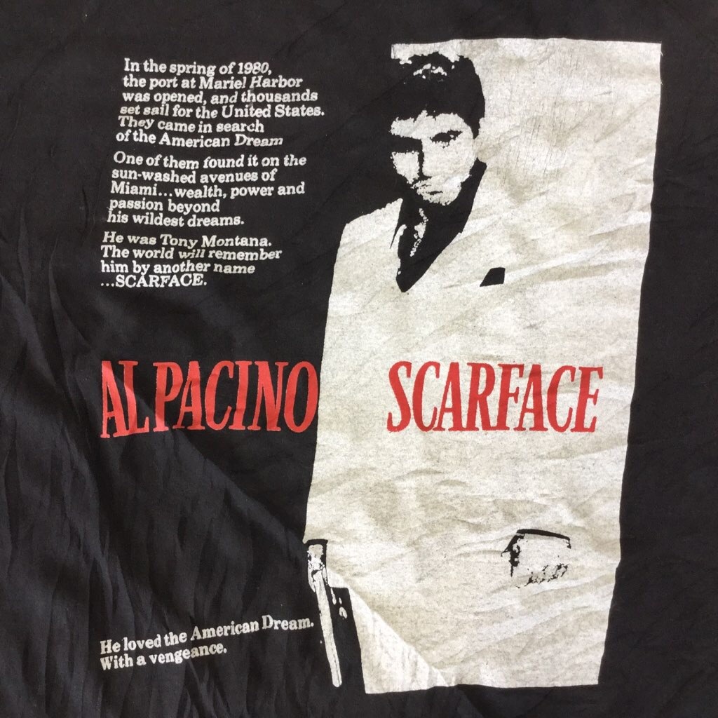 ALPACINO SCARFACE ȾµT ̵ XL/ ꥫľ͢ ѥ ե ǲ 