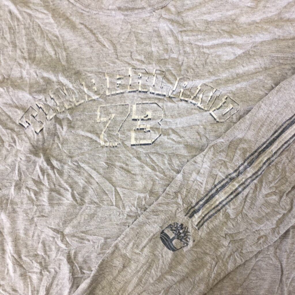 Timberland �ƥ���С����� ĹµT����� XL/���졼 ����ꥫ͢�� ����̵�� ����T �����ȥɥ� �����奢�� ���岷 USA����