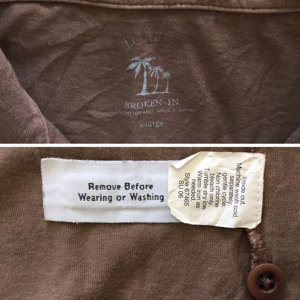 J.CREW ���������롼 ����ꥫľ͢�� Ⱦµ�ݥ������ XL/�� ����̵�� �֥��� ���ᥫ�� USA �礭�� �ӥå�