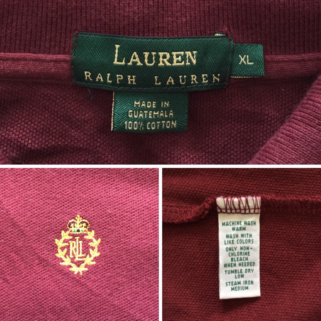 Lauren RALPH-LAUREN ե Ⱦµݥ XL/ ꥫľ͢ ̵ ֥  ᥫ 2ܥ USA 礭 ӥå