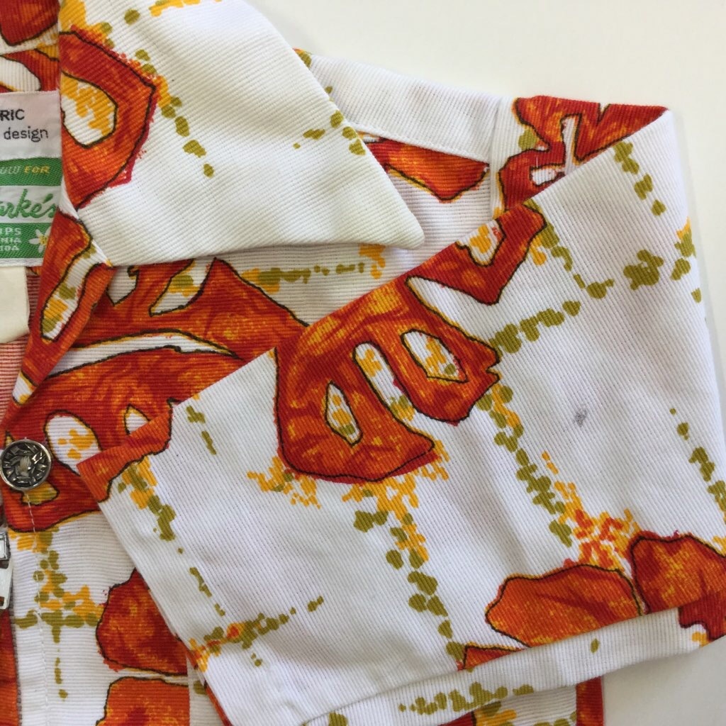 60-70ǯ åץ Waltah-Clarke's MADE-IN-HONOLULU å 2/ ̵ ꥫľ͢ ϥ磻󥷥 Ĺµ ĥ㥱å USA