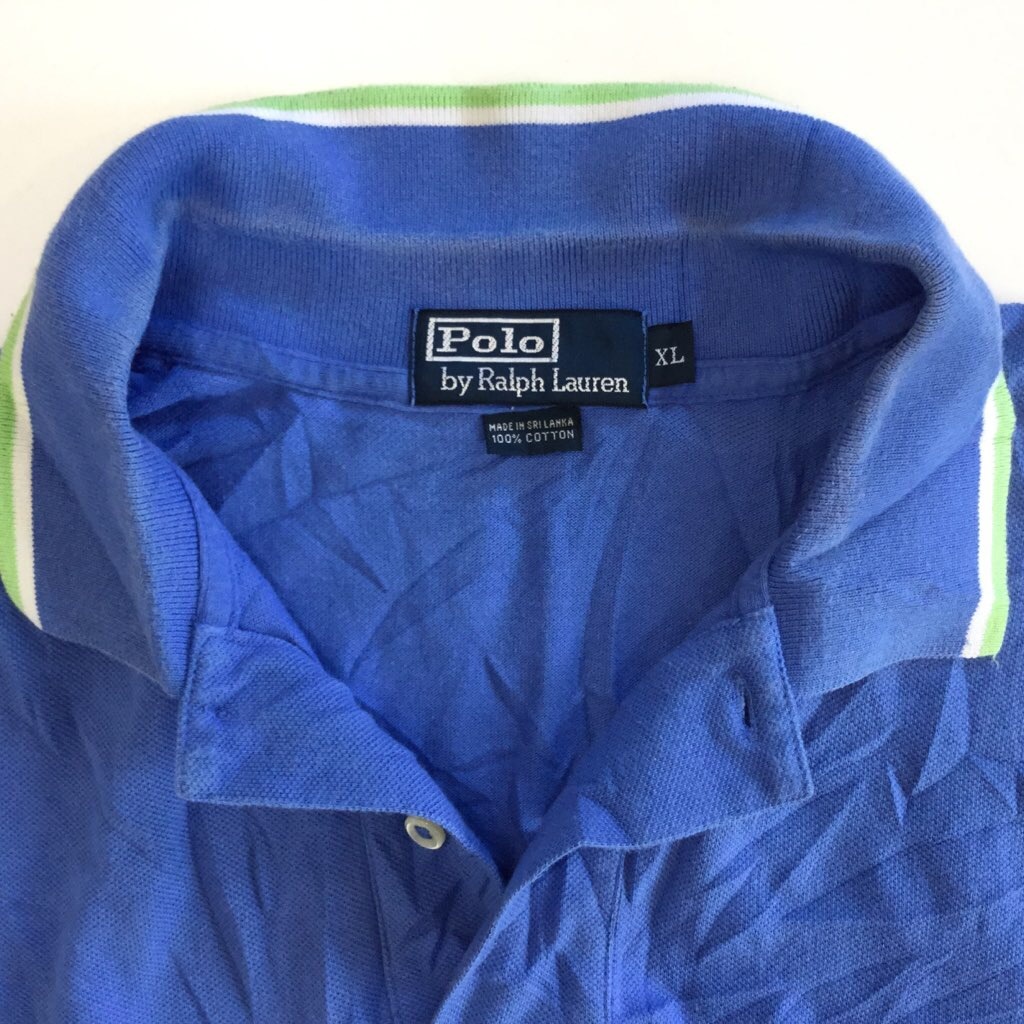 POLO by Ralph Lauren ݥ ե Ⱦµݥ XL/Ŀ ̵ ꥫľ͢ ֥  ᥫ 礭 ӥå USA