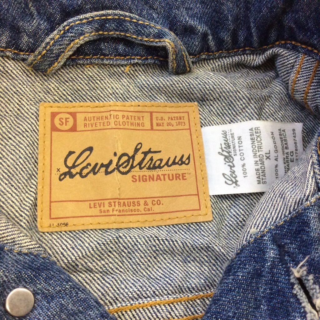 LEVI'S ꡼Х G ǥ˥ॸ㥱å ̵ XL/ǥ˥֥롼 ꥫ͢ USA ֥ ݥå 礭 LL XO ӥå С 岷  3rd