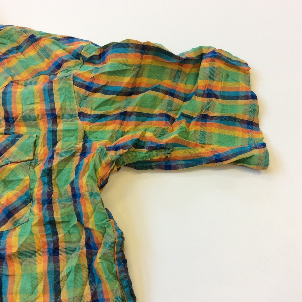 ����ꥫ���� 70's �ӥ�ơ��� Ⱦµ���������󥷥�� ���ʥåץܥ��� ����̵�� L/�С������� USA ���ᥫ�� �ѡ��ޥͥ�ȥץ쥹 �ͥ륷��� �������� ���岷 ����