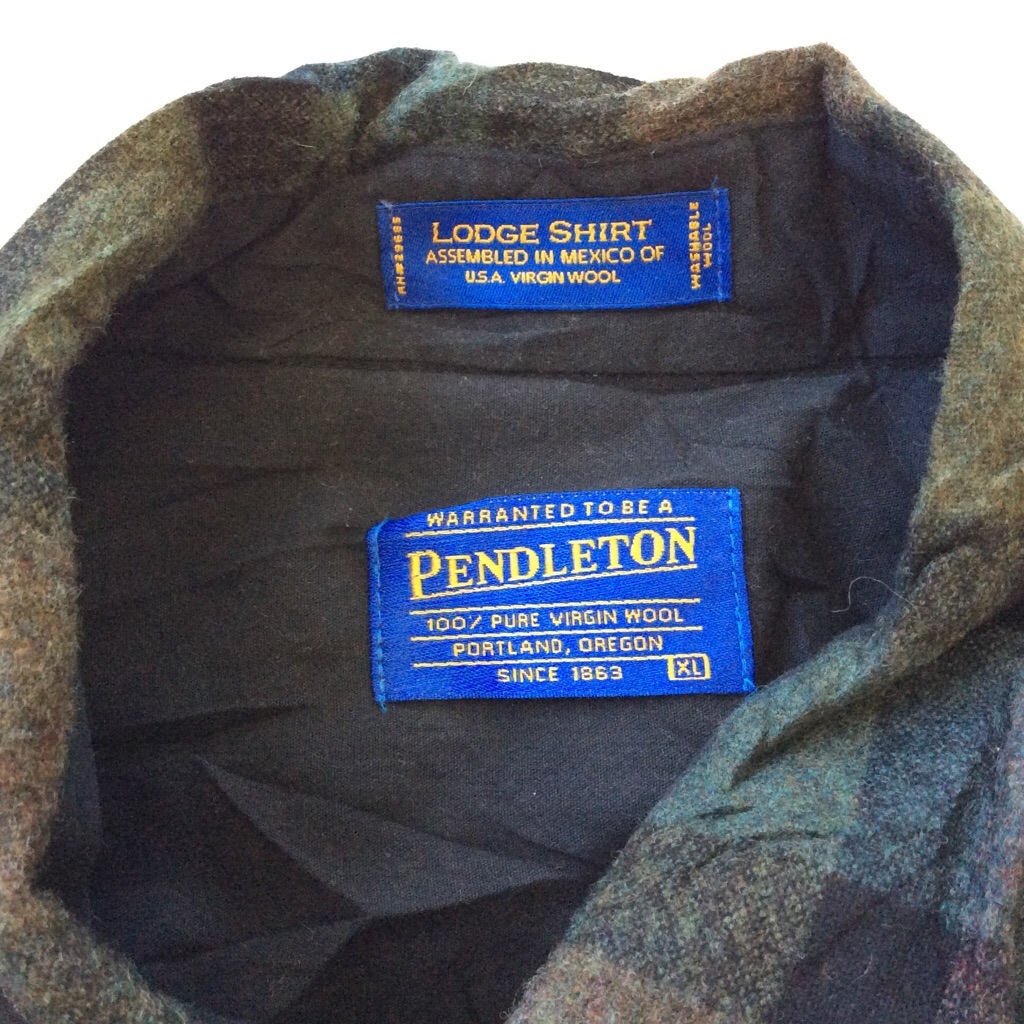 PENDLETON ڥɥȥ Ĺµ륷 å ̵ XL/ ꥫ͢ USA ᥫ ֥ ͥ륷  󥦡 岷  ȥɥ  礭 LL O ӥå С ѥĥ