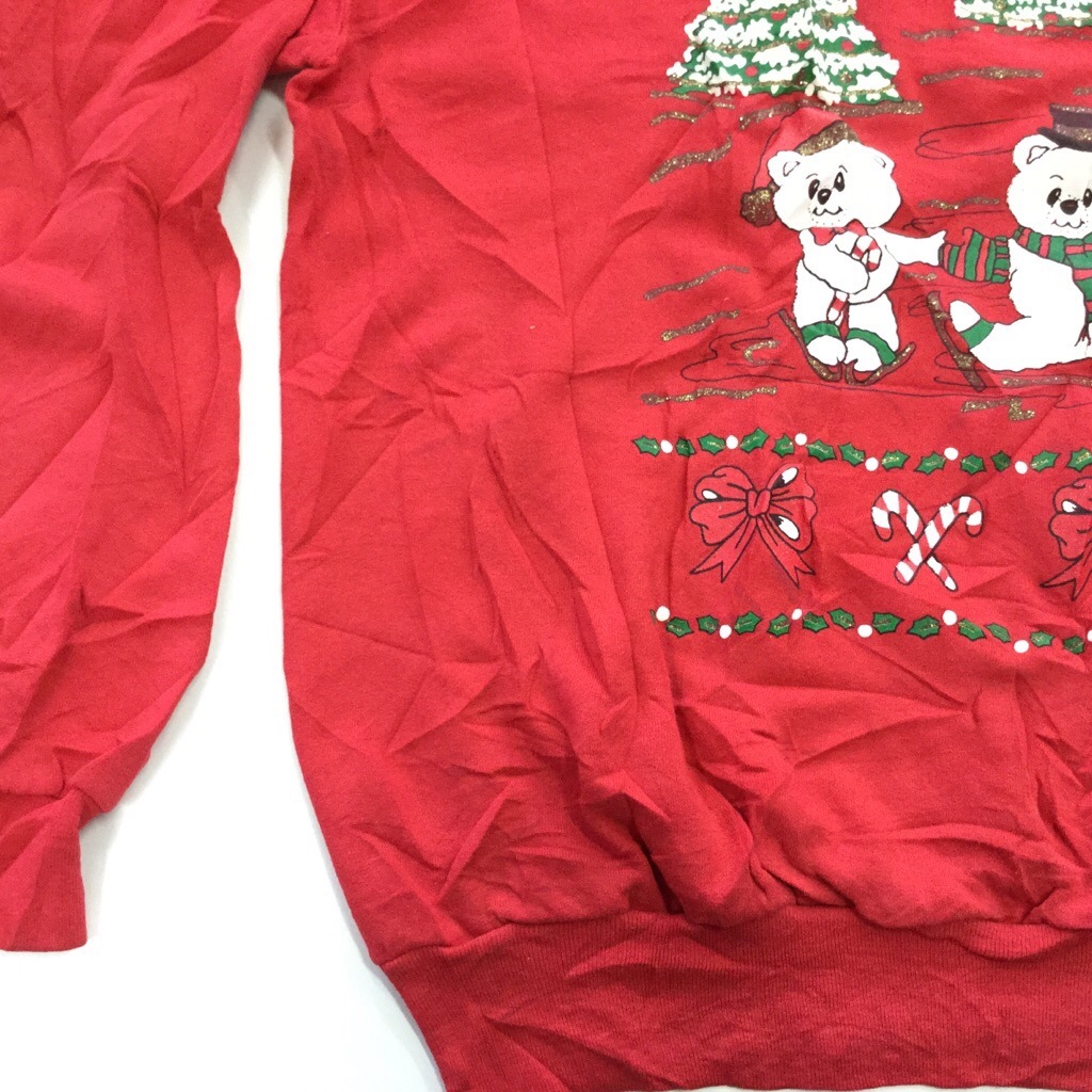 ����ꥫľ͢�� ���ꥹ�ޥ� ��ǥ����� �������å� �ȥ졼�ʡ� Hanes �إ��� XL/�֡���å� �������� �������� ��ܥ� �ĥ꡼ �� X'mas �����å� ���岷 ����̵�� USA ͢����