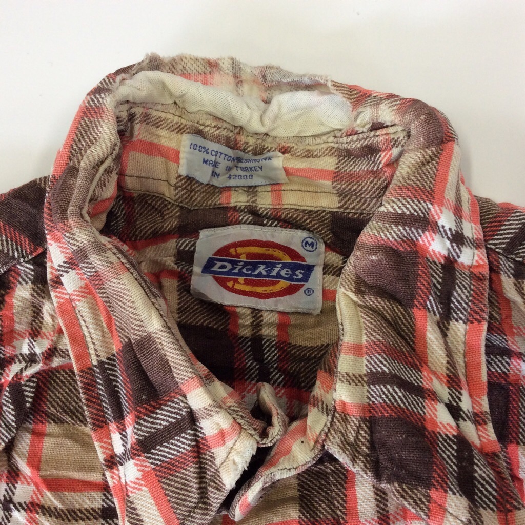 DICKIES �ǥ��å����� �ӥ�ơ��� Ĺµ�ͥ륷��� �������� ����̵�� M/��ϡ��֥饦�� ����ꥫ͢�� USA ���ᥫ�� �֥��� ������� �ץ��ȥͥ� �ե��ͥ� �����å������ ���岷 ����