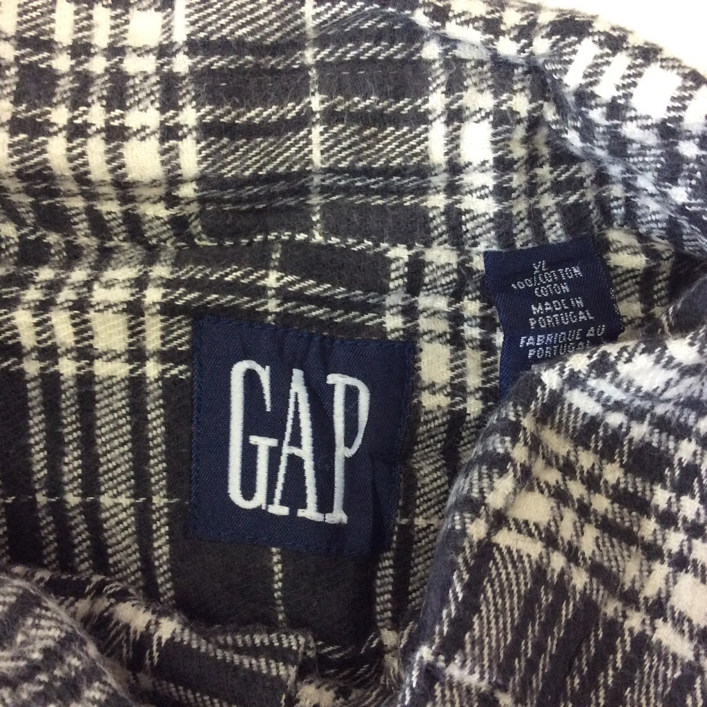 90's GAP ����å� Ĺµ�إӡ��ͥ륷��� �ե��ͥ� ����̵�� XL/�򡦹� ��Υȡ��� ����ꥫ͢�� USA ���ᥫ�� �֥��� �������� �����ȥɥ� DIY �礭�������� LL O �ӥå������� �����С������� ���岷 ����