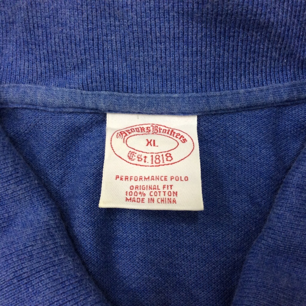 BROOKS BROTHERS ֥å֥饶 Ⱦµݥ λ ̵ XL/ġ֥롼 ꥫ͢ USA ᥫ ֥  ǥե꡼ ɽ 礭 LL XO ӥå С  ݡ 岷 