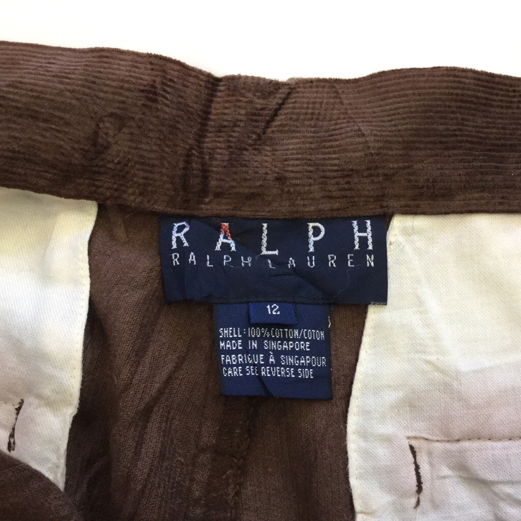 RALPH RALPH LAUREN ���ե������ �����ǥ�����ѥ�� ����̵�� ��ǥ����� 12/�� ������ƥ� ����å��� ͢���� USA ���ᥫ�� ������ �磻�ɥԥå� ���岷 ����