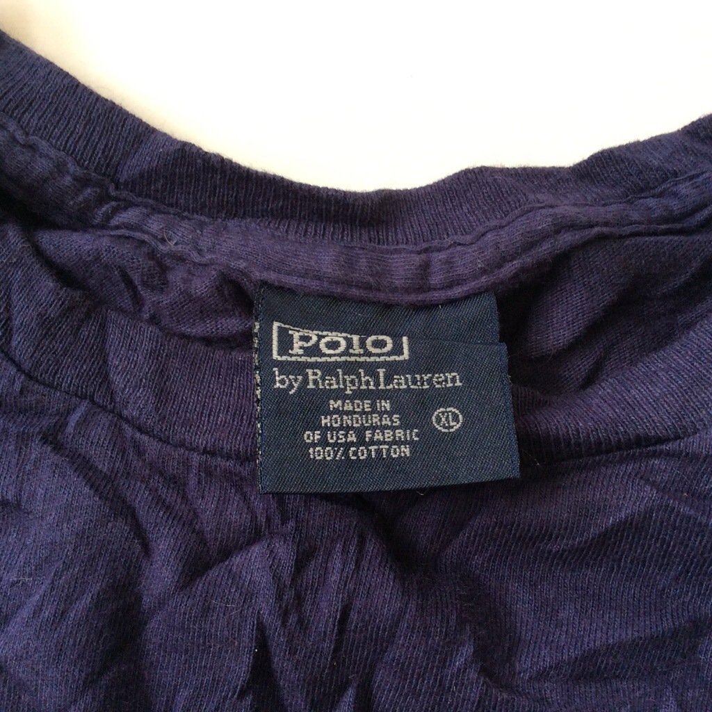 Polo by Ralph Lauren �ݥ� ���ե������ �ӥå��ݥˡ� ȾµT����� ���� ����̵�� XL/�����ͥ��ӡ� ����ꥫ͢�� USA ���ᥫ�� �֥��� �礭�������� LL O �ӥå������� �����С������� ���岷 ����