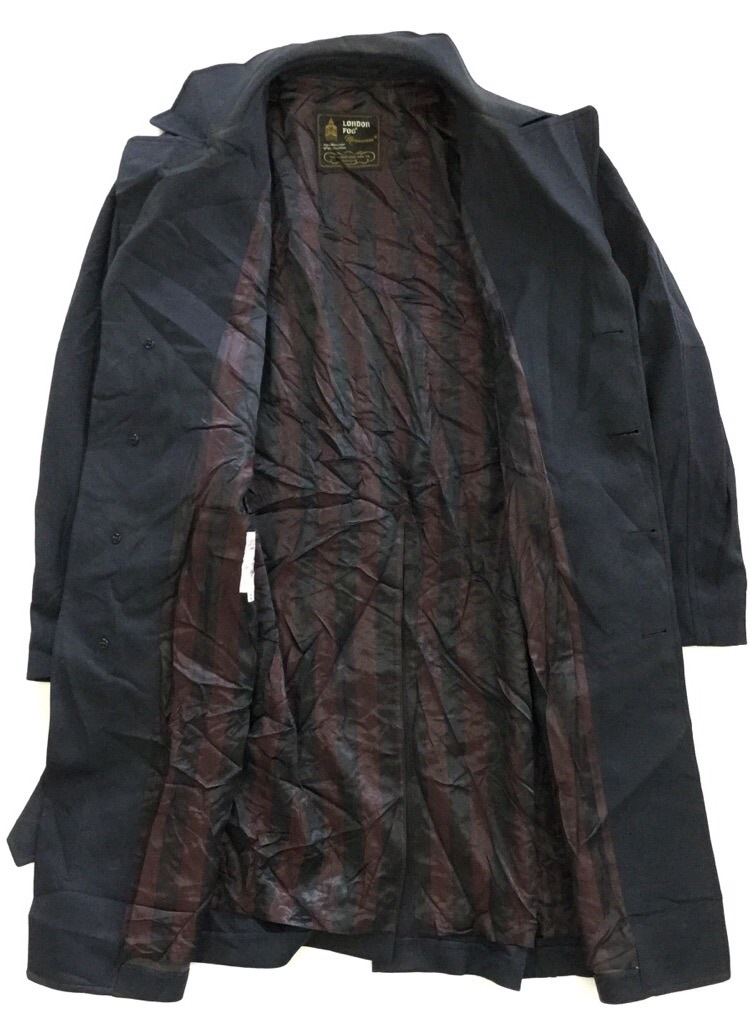 LONDON FOG ����ɥ�ե��� ����ꥫ���� �ȥ��������� ���󥰥����� ɨ�� ����̵�� 44REG/�����֥�å� �ե����ޥ� USAľ͢�� �ӥ�ơ��� ������� ���岷 ���� �礭�� �ӥå� �����С�