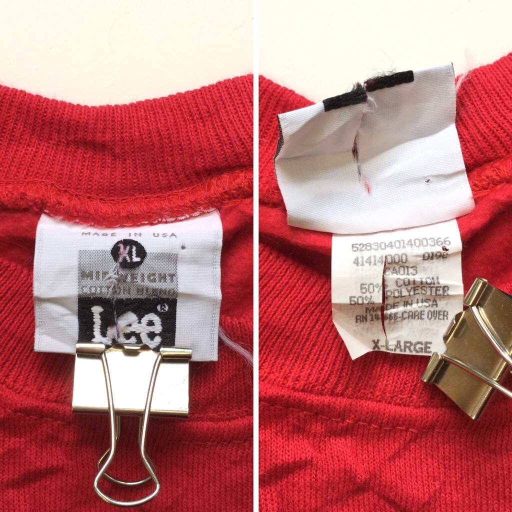 ����ꥫ���� Lee �꡼ Ⱦµ�������å� �ȥ졼�ʡ� ����̵�� ���XL/�֡���å� �饰��� 4�ܿ� ���ᥫ�� MADE IN USA ���岷 ���� �����å� �礭�� �ӥå� �����С�