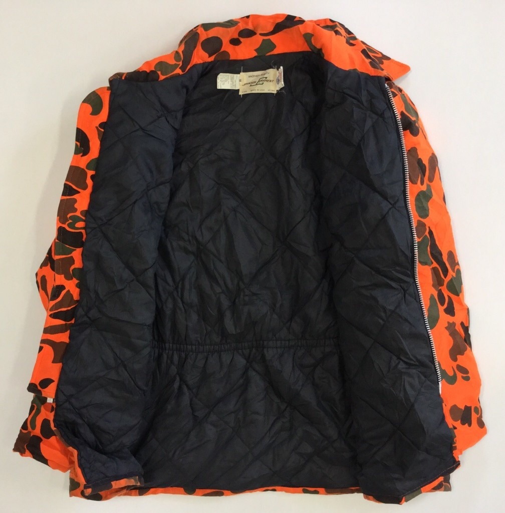 JOHNSON GARMENT �ϥ�ƥ��󥰥��㥱�å� ����̵�� ��� XL/�º�x����� ���� ���åȥ� ���åץ��å� �ߥ꥿�꡼ �����ߡ� ����ꥫľ͢�� MADE IN USA ���ᥫ�� ���� �礭�� �ӥå� �����С� ���岷 ����