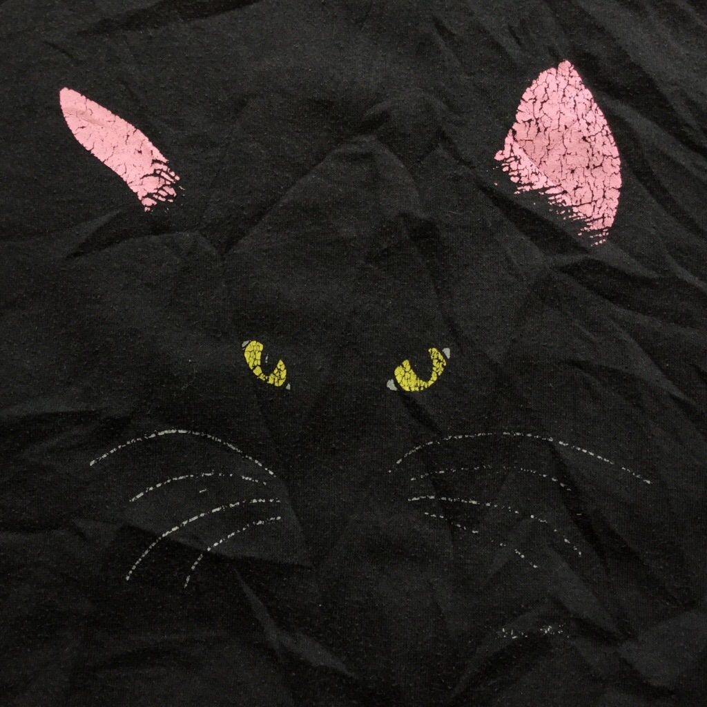 ����ꥫ���� ��ǥ����� ��ǭ�������å� ���֥�ͥå��ȥ졼�ʡ� XL/�����֥�å� cat �����å� MADE IN U.S.A. ���岷 ����̵�� ͢���� �礭�� �ӥå� �����С�