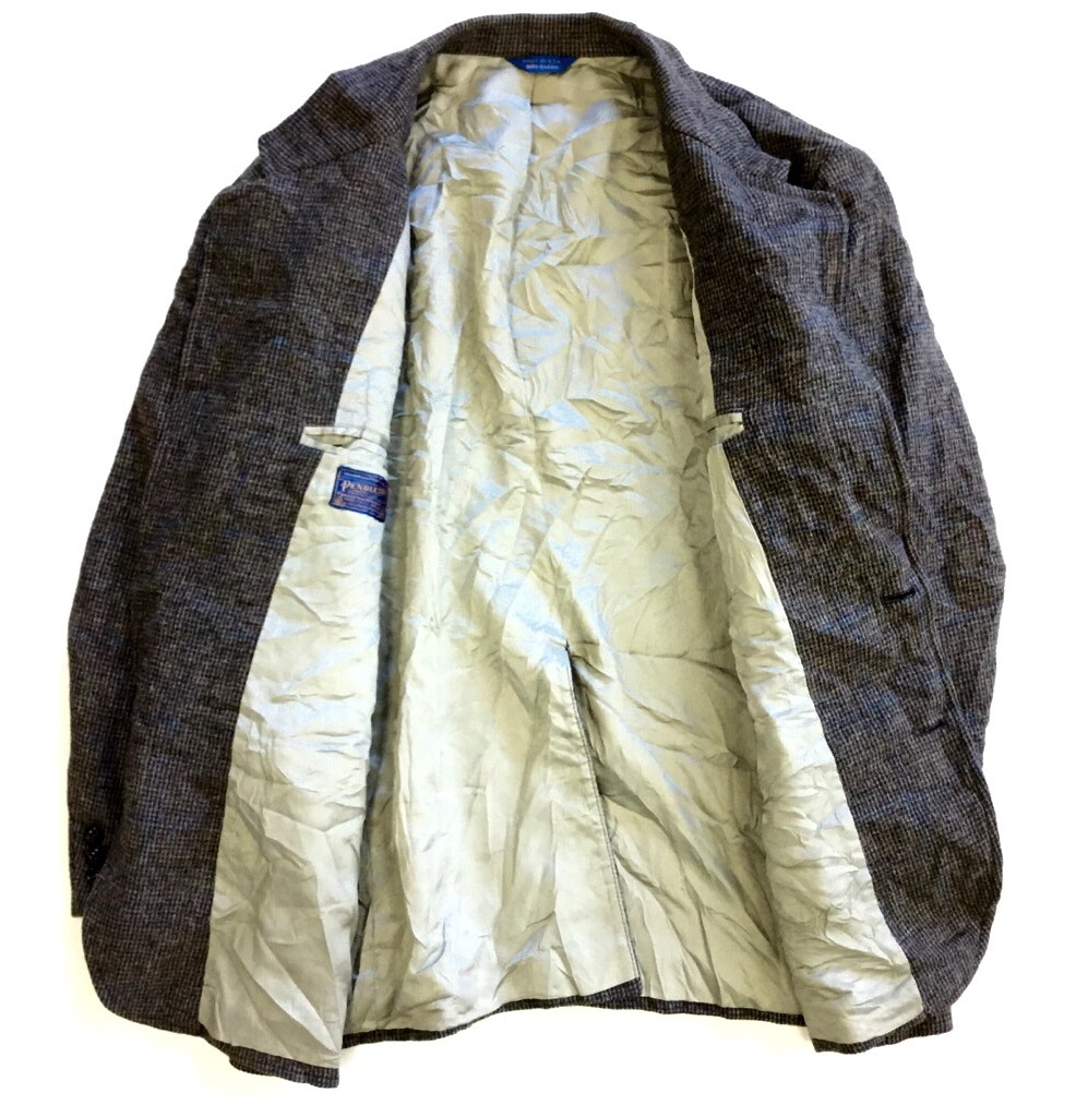 PENDLETON �ڥ�ɥ�ȥ� ������� �ĥ����� �����른�㥱�å� �ơ��顼�� ����̵�� ��� 48/���졼�� ����ꥫ͢�� MADE IN USA ���ᥫ�� �֥��� ���������󥦡��� �ӥ�ơ��� �����ĥ��㥱�å� ���岷 ���� �ӥå� �礭�� �����С�