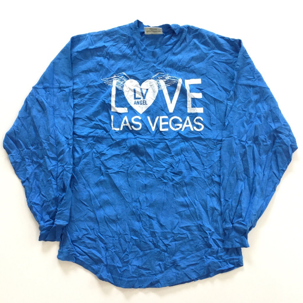 LOVE LAS VEGAS ĹµT����� ����T ����̵�� ��� XS/�忧 LV ANGEL ���ݡ��� �����奢�� ������ �ϡ��� MADE IN USA ���岷 ����