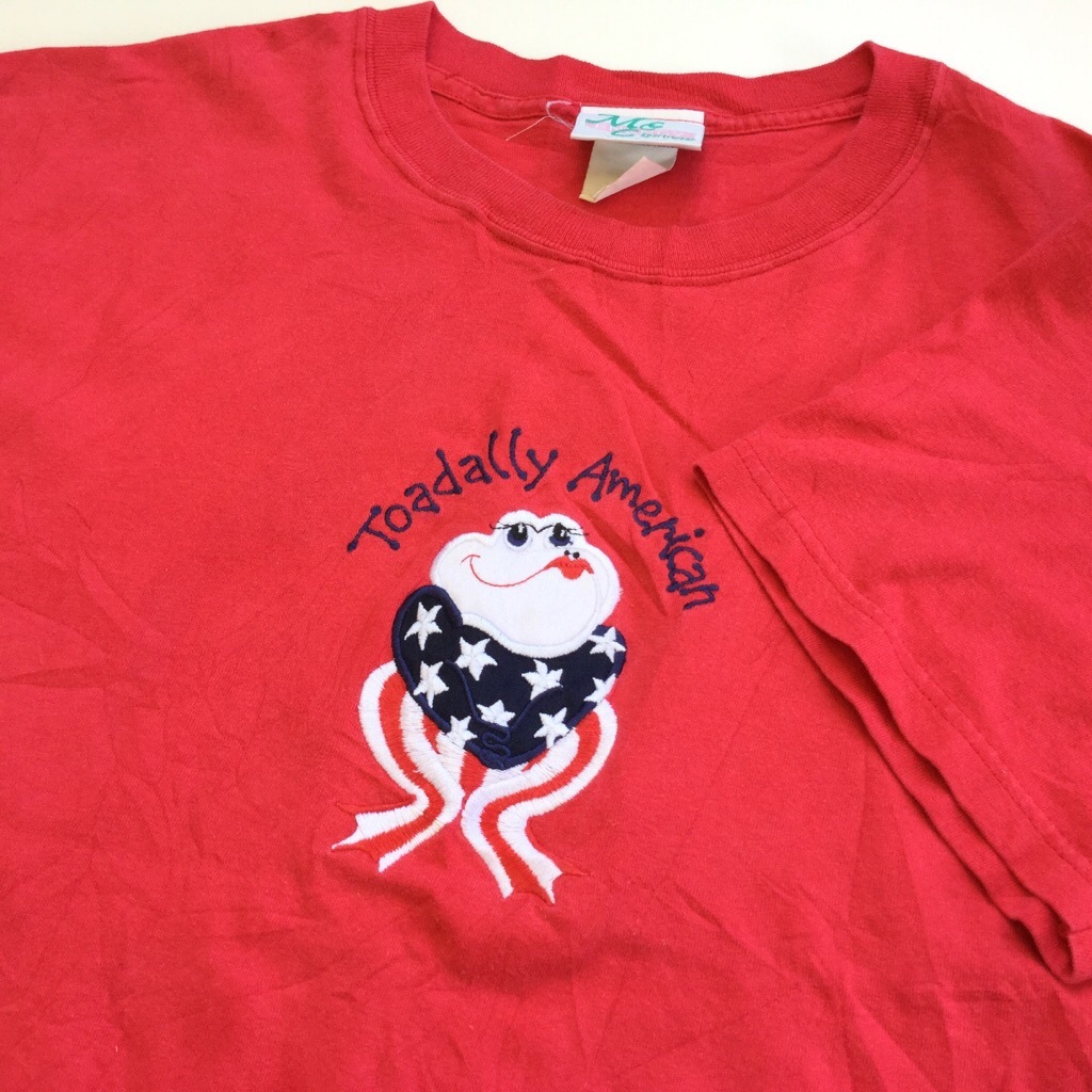Toadally American ȾµT ꥫľ͢ ̵  L/֡å MADE IN USA    ᥫ ꥫľ͢ 岷  ˥å
