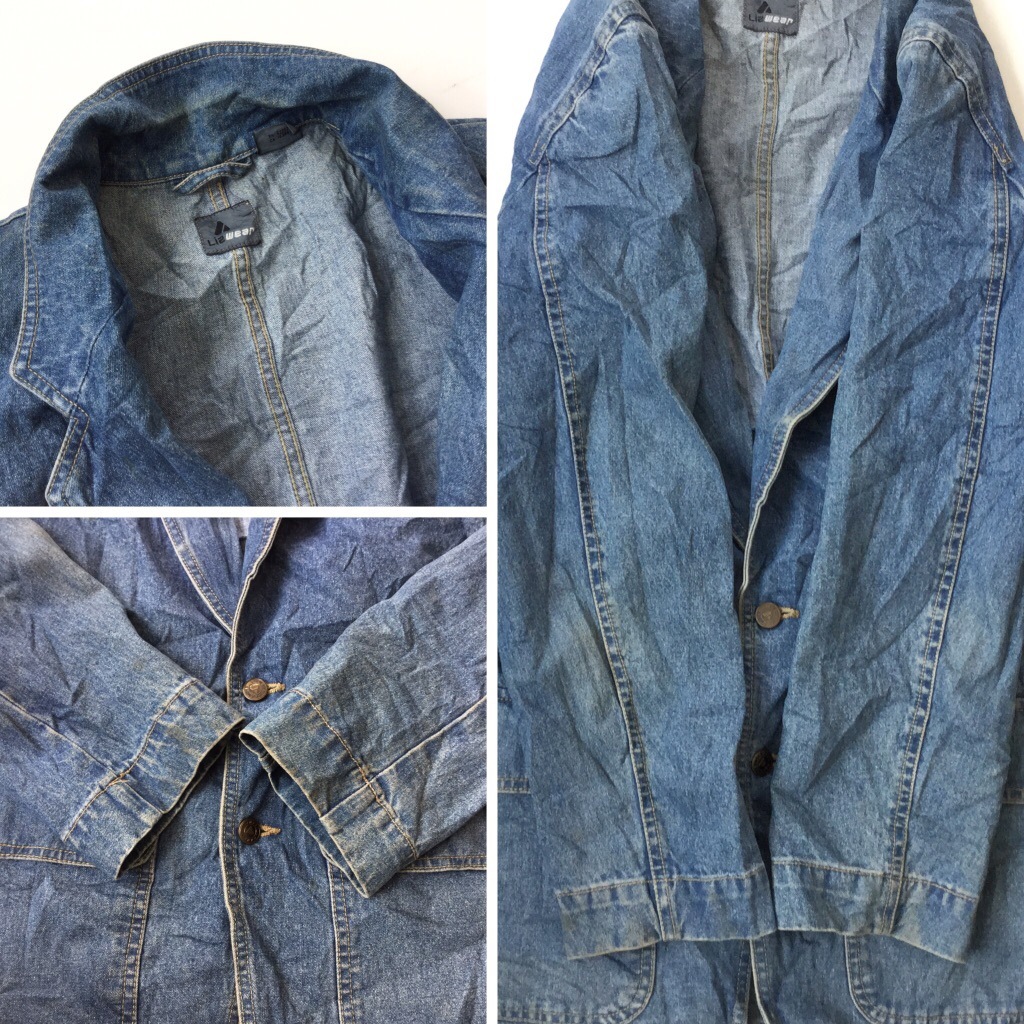 Liz wear アメリカ古着 デニムジャケット テーラードジャケット 送料無料 メンズ 4/デニムブルー シンプル 定番 アメカジ トラッド USA 古着御 輸入品 業販 レディース ユニセックス | ー品切れー | SPEC.CO.,LTD. Liz wear アメリカ古着 デニムジャケット テーラードジャケット 送料無料 メンズ 4/デニムブルー シンプル 定番 アメカジ トラッド USA 古着御 輸入品 業販 レディース ユニセックス | ー品切れー | SPEC.CO.,LTD.
