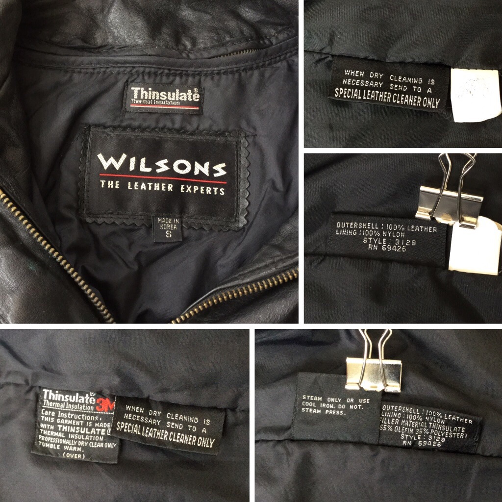 WILSONS ����ꥫľ͢�� �쥶�������� �ϡ��ե����� ����̵�� ��ǥ����� ������S/�� �ܳ� �쥶�� �ɥ�ޥ󥹥꡼�� �����奢�� �⡼�� Thinsulate USA ���岷 ����̵��