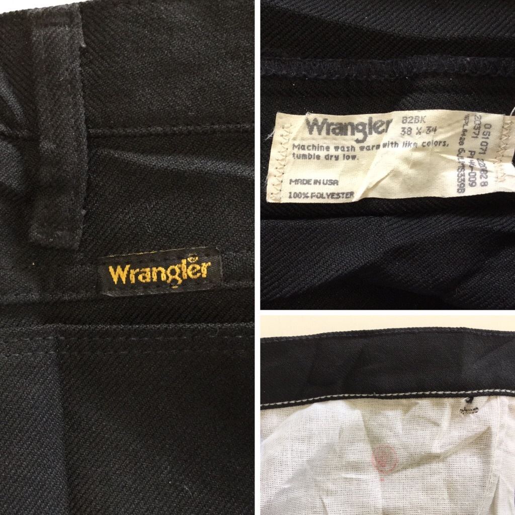 Wrangler ��󥰥顼 �ݥ�ѥ�� ����̵�� ��� W38/XL/�����֥�å� ����å��� ���ȥ졼�� �֡��ĥ��å� ���ᥫ�� �֥��� ����ꥫ͢�� ���� ���岷