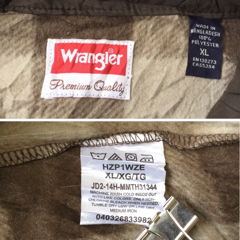 Wrangler ��󥰥顼 ����ꥫľ͢�� �ե꡼������� Ĺµ����� ����̵�� ��� XL/������� �֥��å������å� ����ĥ��㥱�å� ���ᥫ�� �֥��� �����ȥɥ� ��� ���ݡ��� USA ���岷 ���� �礭�� �ӥå� �����С�