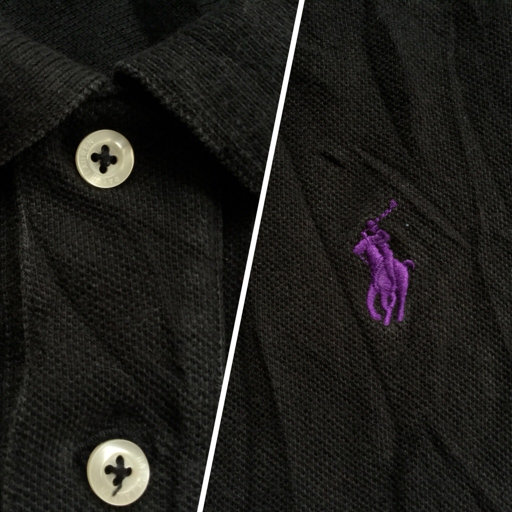 RALPH LAUREN ���ե������ ����ꥫľ͢�� ���λ� Ⱦµ�ݥ������ ����̵�� ��ǥ����� XL/�����֥�å� CLASSIC FIT ���ݥ���� USA �ȥ�å� ���ᥫ�� �֥��� ���ݡ��� ����� �ݥˡ� �ɽ� ���岷 ���� �礭�� �ӥå� �����С�