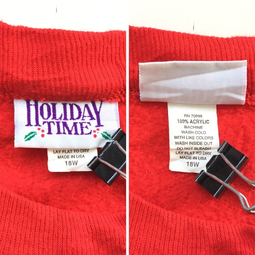 󥿥å HOLIDAY TIME ꥫľ͢ ȥ졼ʡ ̵ ǥ 18W/L-XL/֡å ꥹޥ ץ쥼 Ҷ   ҥ饮 X'mas  MADE IN USA 岷 ̵ 奢 ڥ ƹ 礭 ӥå С