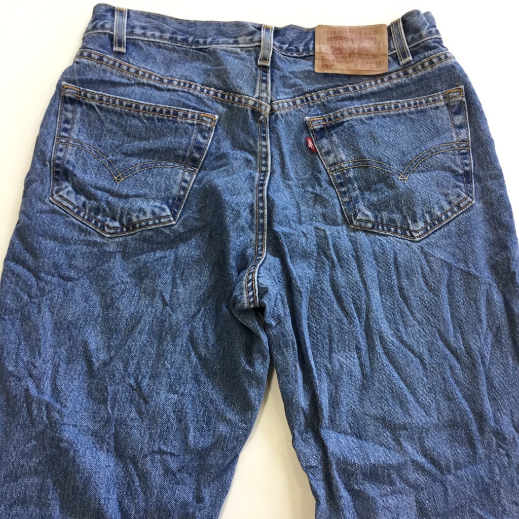 Levi's �꡼�Х��� 550 ������ �ǥ˥�ѥ�� ����̵�� W33/�ǥ˥�֥롼 USA �֥��� �����ѥ� �ơ��ѡ��� ����ꥫľ͢�� ���岷 ����