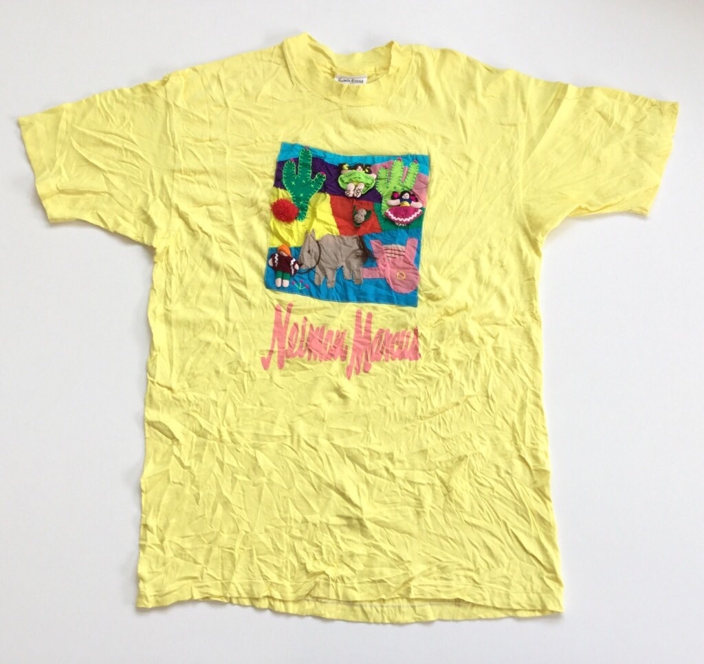 Neiman Marcus �ᥭ������T����� �ޥ����å�T ȾµT����� ��ǥ����� XL/������������ �ͷ� �ɽ� ���åץꥱ  ����ꥫ͢�� MADE IN USA ���ᥫ�� ���󥰥륹�ƥå� ���岷 ����̵�� �礭�� �ӥå� �����С� ��� ��˥��å���