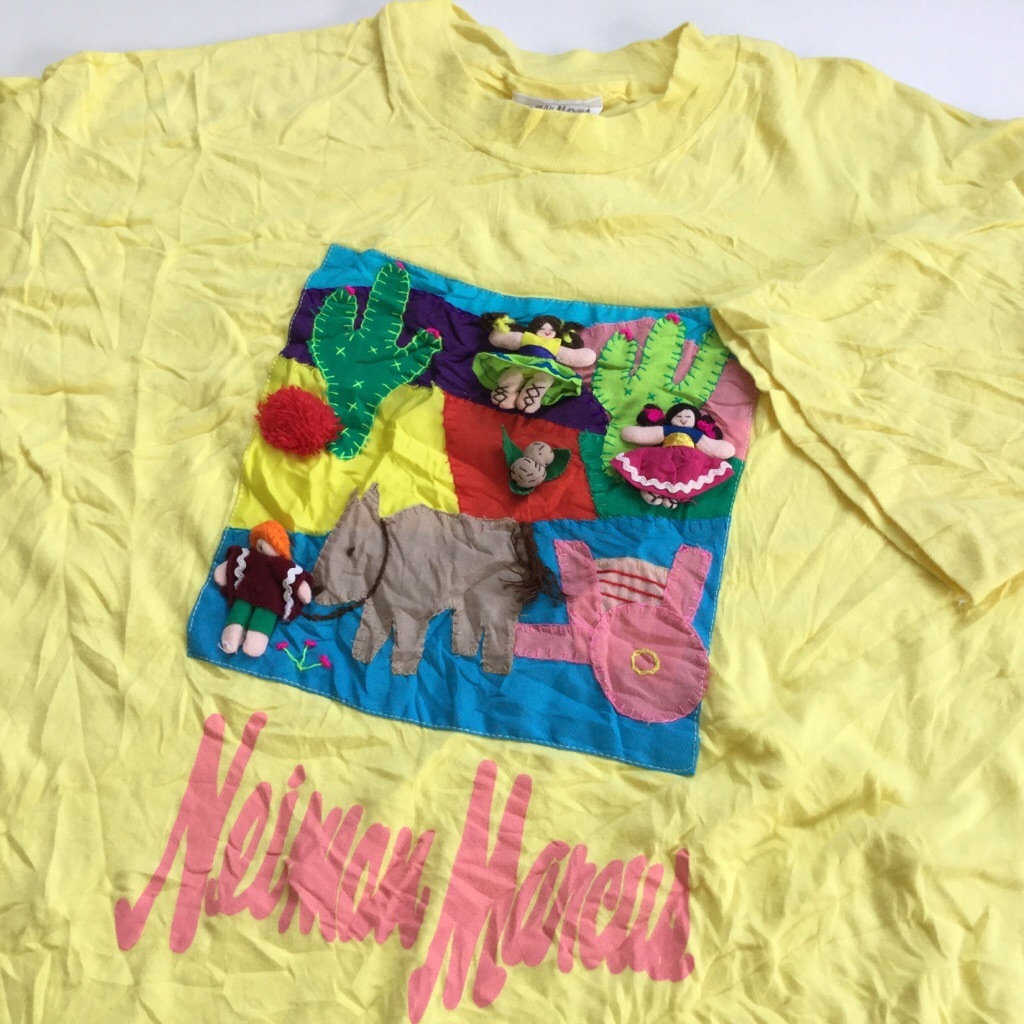 Neiman Marcus �ᥭ������T����� �ޥ����å�T ȾµT����� ��ǥ����� XL/������������ �ͷ� �ɽ� ���åץꥱ  ����ꥫ͢�� MADE IN USA ���ᥫ�� ���󥰥륹�ƥå� ���岷 ����̵�� �礭�� �ӥå� �����С� ��� ��˥��å���