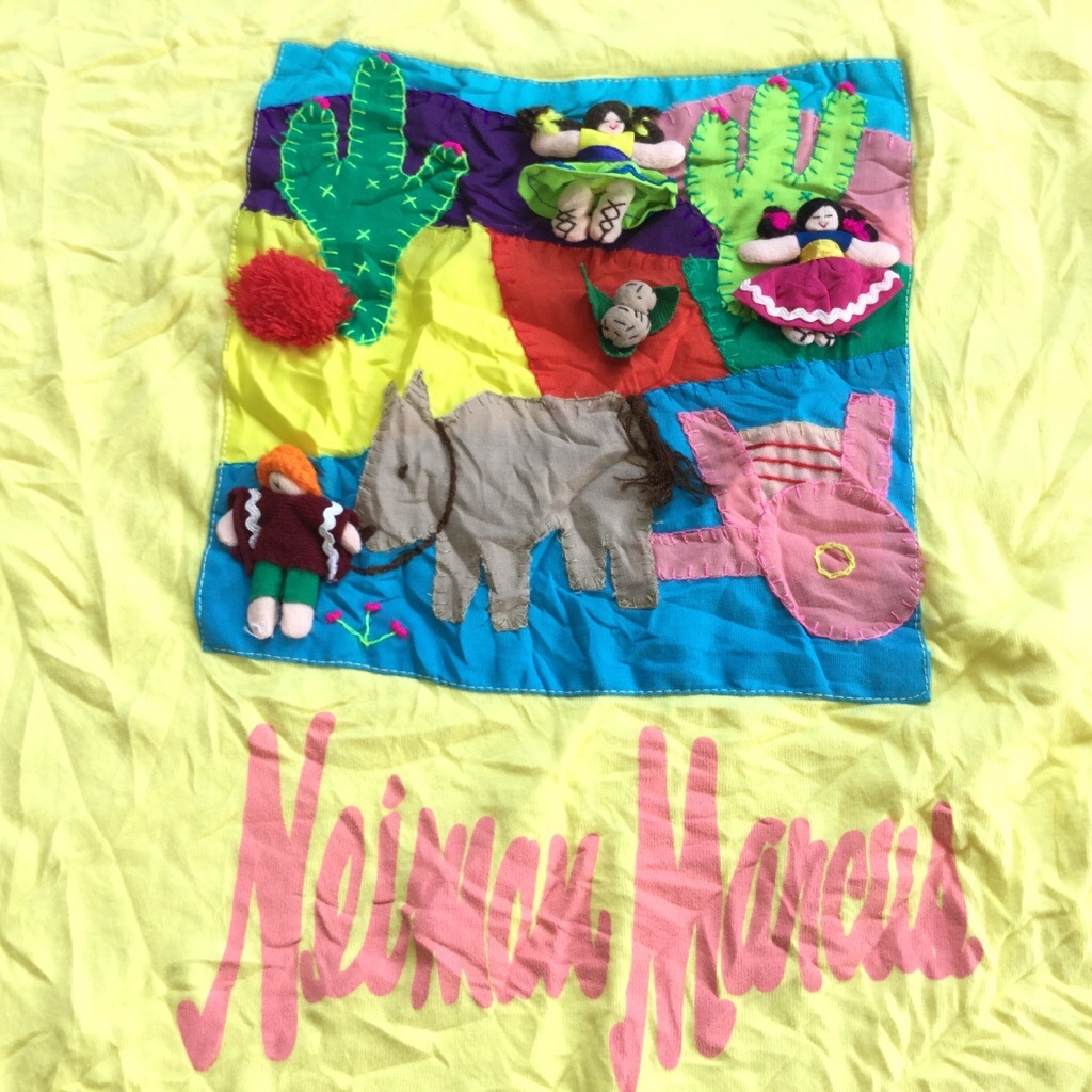 Neiman Marcus �ᥭ������T����� �ޥ����å�T ȾµT����� ��ǥ����� XL/������������ �ͷ� �ɽ� ���åץꥱ  ����ꥫ͢�� MADE IN USA ���ᥫ�� ���󥰥륹�ƥå� ���岷 ����̵�� �礭�� �ӥå� �����С� ��� ��˥��å���