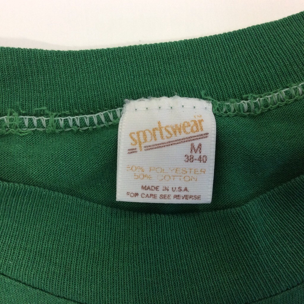 70's Sportswear ����̵�� �ӥ�ơ��� USA�� ȾµT����� M/�� ����ꥫ͢�� ���岷 ���ᥫ�� ����T