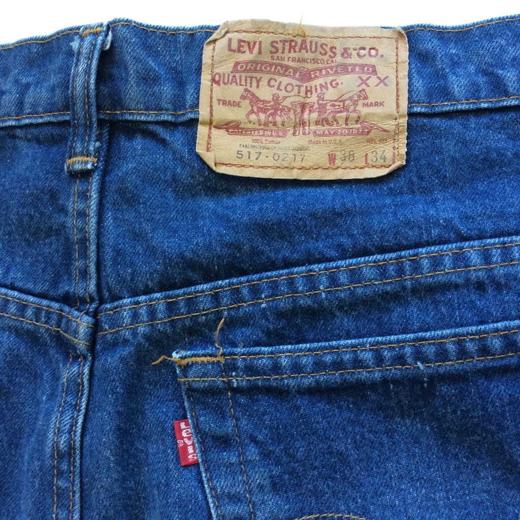 Levi's ꡼Х 517 USA ꥫ  ̵ W38/ǻ ǥ˥ѥ ѥ ֥ 礭 ӥå XXL 2XL XO ֡ĥå ٥