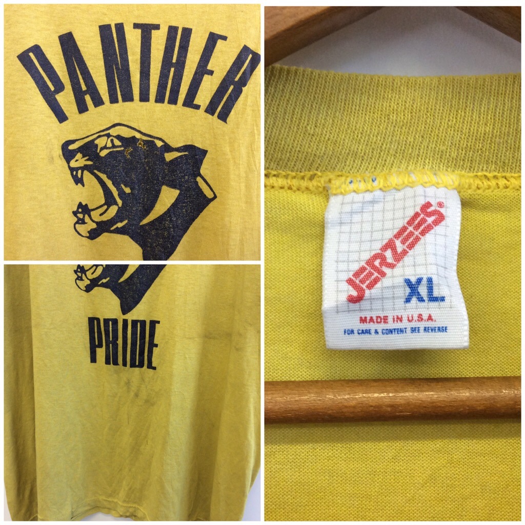 PANTHER PRIDE ����ꥫľ͢�� �ӥ�ơ��� JERZEES ȾµT����� XL/�ޥ������� �ѥ󥵡� ���㡼������ 50/50 USA�� ���ᥫ�� ���᡼�� ����̵�� 80's 90's