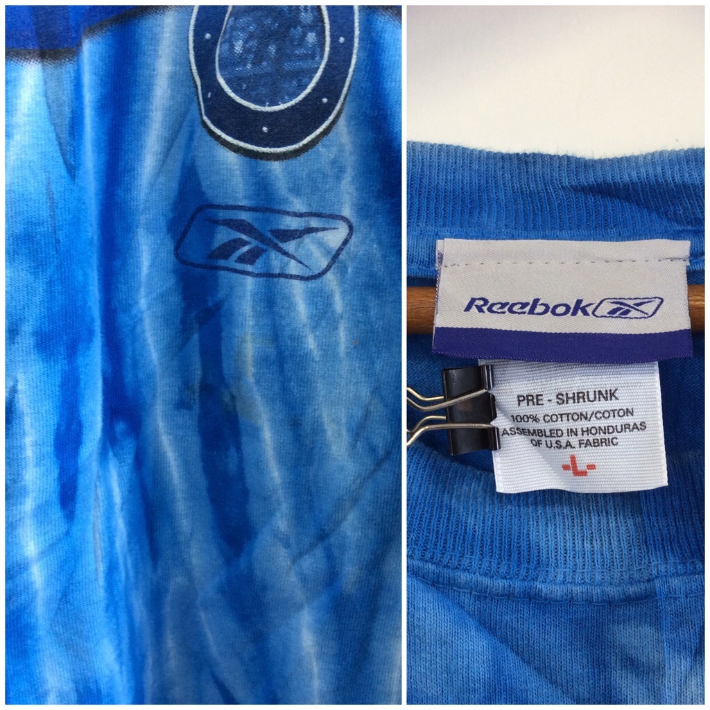 REEBOK �꡼�ܥå� ����ꥫľ͢�� Ⱦµ��������T����� ����̵�� L/�ġ��֥롼 �֥��� ���ݡ��� ������ ���ᥫ�� USA �ե���