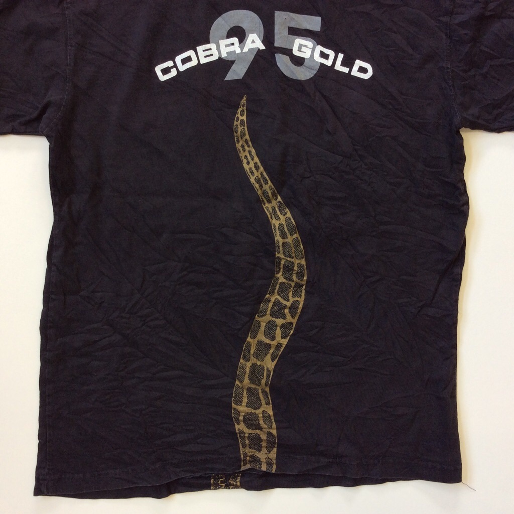 COBRA GOLD 90' ���֥饴����� �ߥ꥿�꡼ �����ߡ� ȾµT����� ����̵�� M-L/�� ����ꥫľ͢�� ��ʪ ARMY �����齬 �� ���͡��� �ݥ��å�T�����