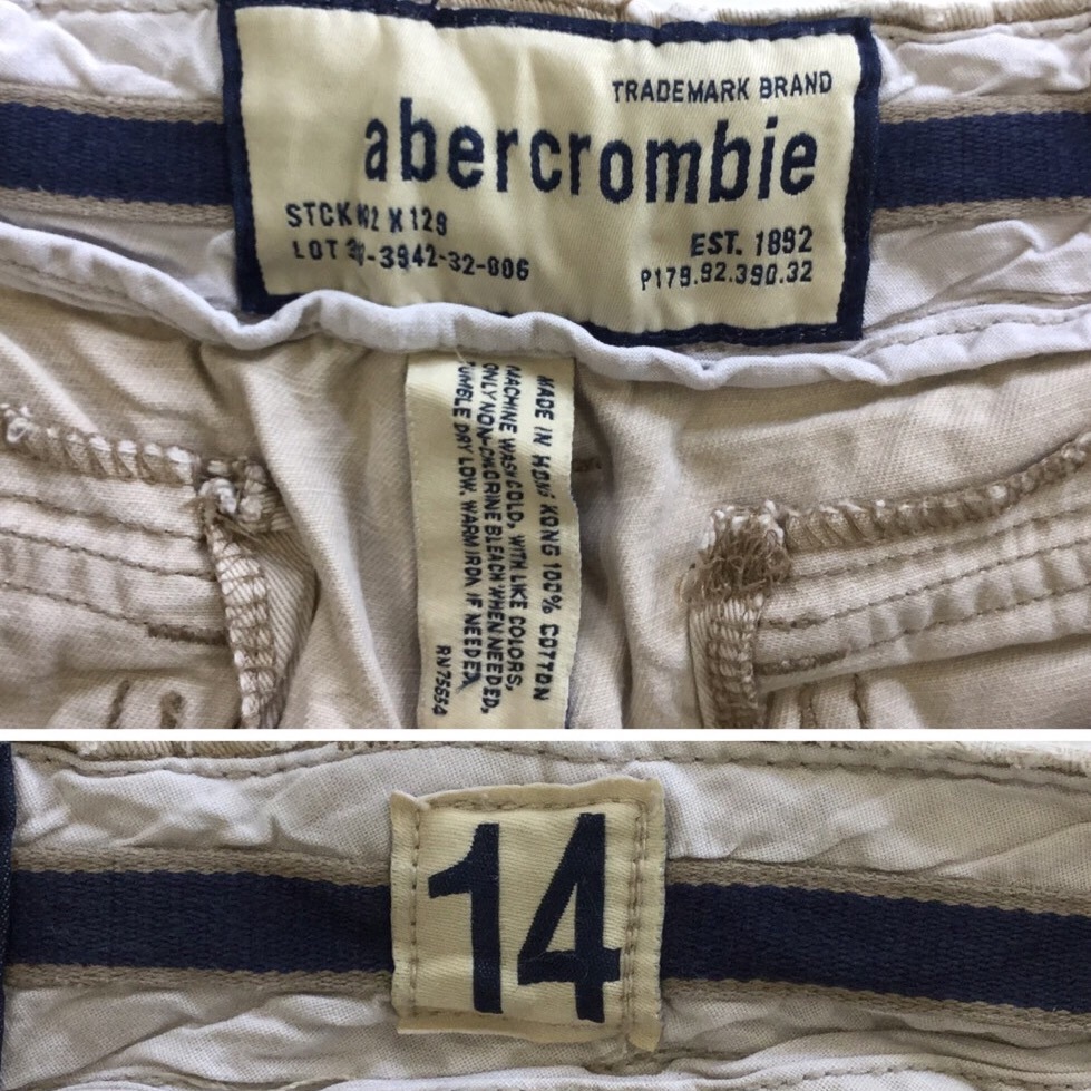 abercrombie Хӡ ѥ ꥫ͢ 硼 ̵ W29 14/١ ûѥ ϡեѥ Хå ᥫ USA ֥