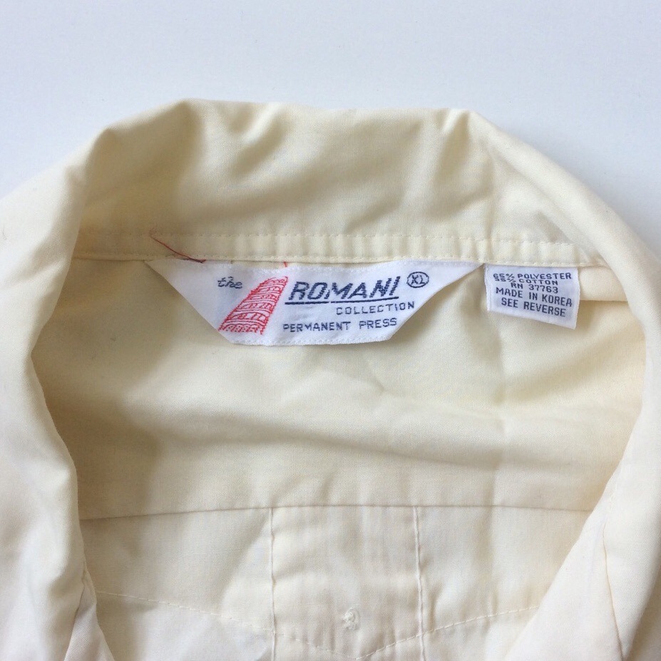 ROMANI ޡ Ⱦµ塼Х ٥ USA͢ XL/꡼ ̵ GUAYABERA ɽ ȥԥ ӥơ 礭 ӥå LL O XO
