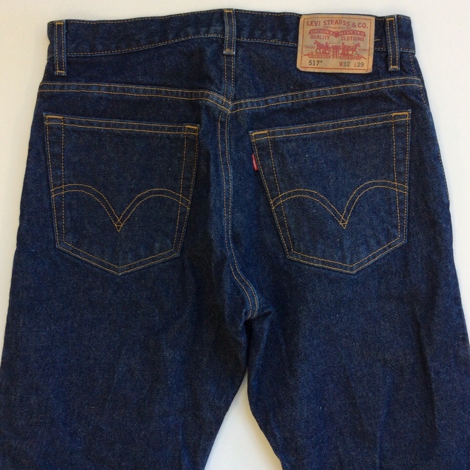 LEVI'S �꡼�Х��� 517 ������ �ǥ˥�ѥ�� ����ǥ��� ����̵�� W32/ǻ�� ����ꥫľ͢�� �֥��� �����ѥ� �֡��ĥ��å� USA M