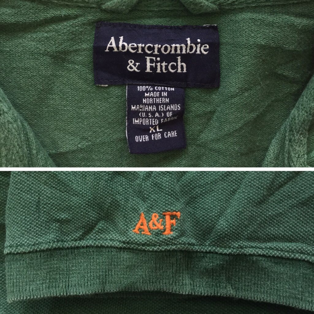 Abercrombie&Fitch Хӡ&եå Ⱦµݥ ꥫľ͢ XL/꡼ ̵ Х A&F ᥫ ̵ λ ֥ USA 礭 ӥå
