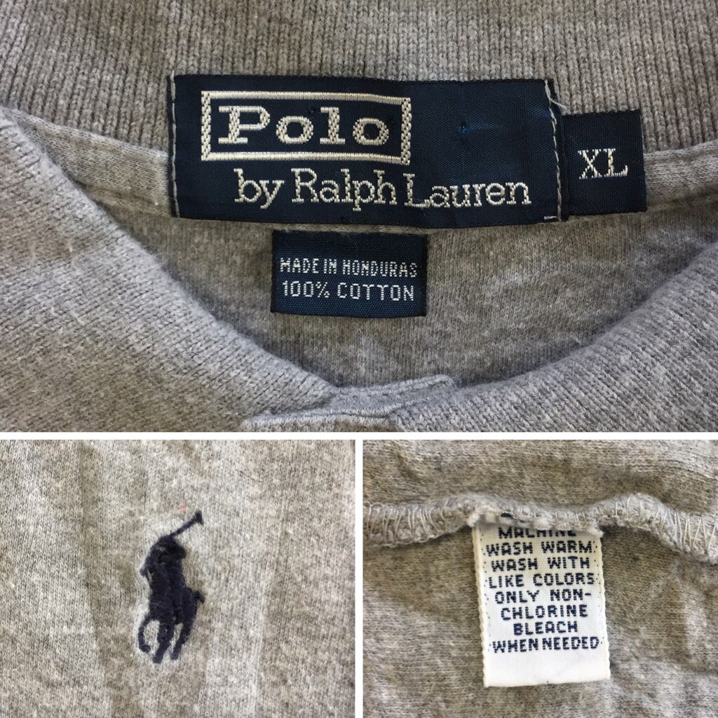 Polo by Ralph Lauren ݥ ե Ⱦµݥ XL/졼 ꥫľ͢ ̵ ֥  ᥫ 2ܥ USA ץ 礭 ӥå