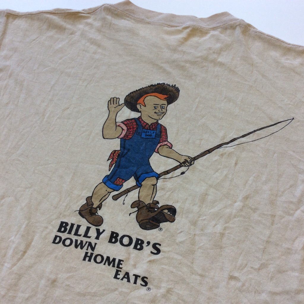 ꥫ͢ DOWN HOME EATS ȾµT  ӥơ ̵ M/١ USA ᥫ 70's - 80's 岷 쥹ȥ ߹ BILLY BOB'S
