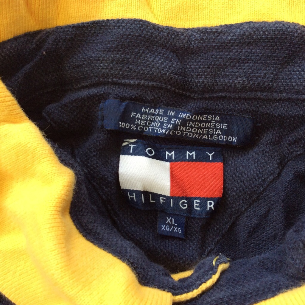 TOMMY HILFIGER �ȥߡ��ҥ�ե����� Ĺµ�ݥ������ ����̵�� XL/���������ͥ��ӡ����������� ����ꥫ͢�� USA ���λ� �ڤ��֤� ���ᥫ�� ���岷 �礭�������� LL O �ӥå������� ���ܥ���