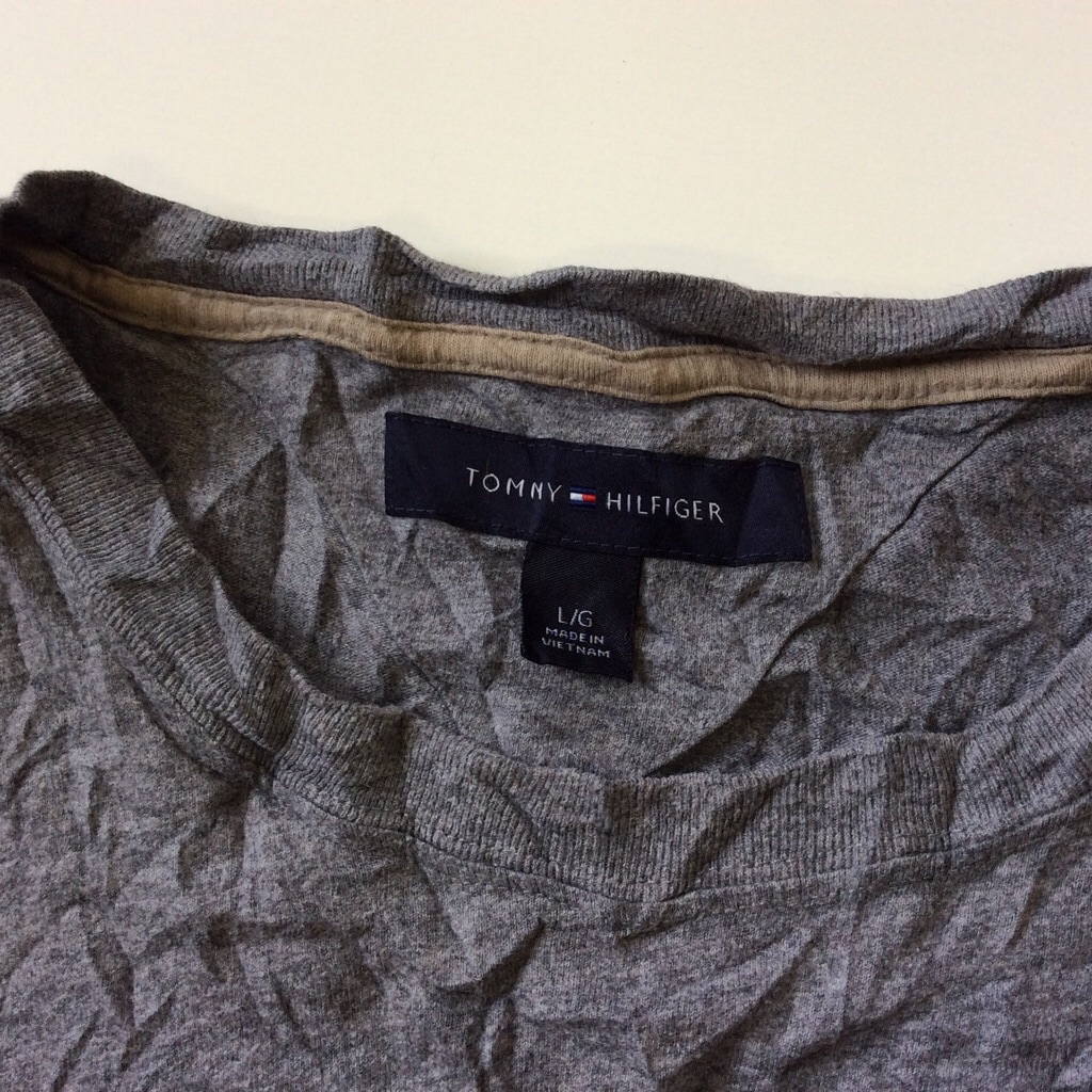 TOMMY HILFIGER �ȥߡ��ҥ�ե����� �ɽ� x �ץ��� ĹµT����� ����̵�� L/���졼 ����ꥫ͢�� USA �֥��� ���ᥫ�� ���岷 ����T