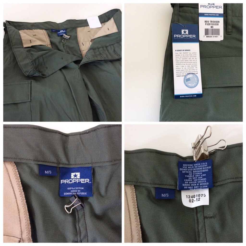 Ķ�ò���PROPPER�ۥ��꡼�� ��åץ��ȥå� �ߥ꥿�꡼�ѥ�� MS ���� �ץ��ѡ� ���ݥ��å� BDU ���ѥ�