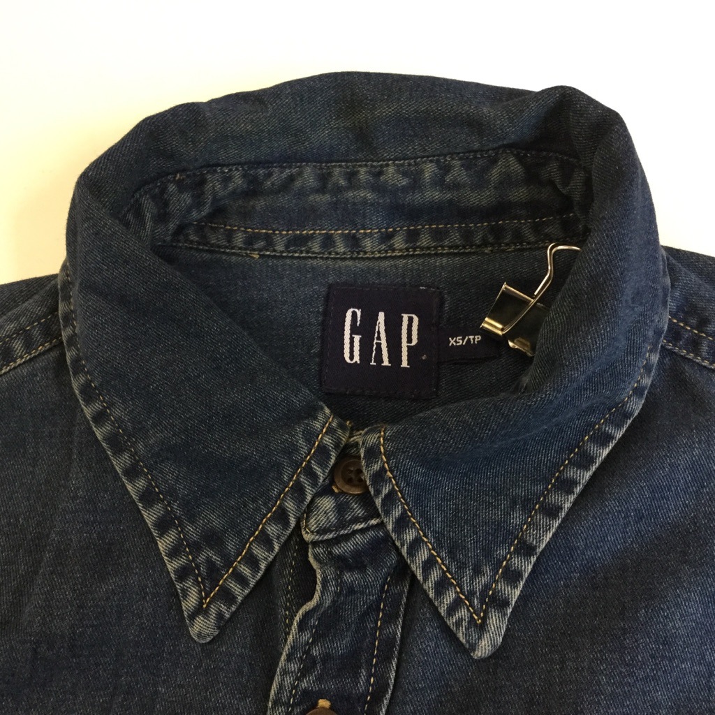 GAP ����å� �ǥ˥ॷ��� XS/�֥롼 ����̵�� ���ᥫ�� �������  Ĺµ����� ����ץ� ����ǥ������顼