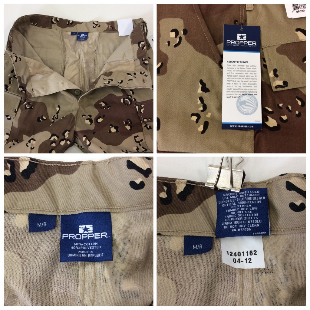 Ķ�ò���PROPPER�ۥǥ����ȥ��� �ߥ꥿�꡼�ѥ�� MR ���� �ץ��ѡ� ���ݥ��å� BDU ���ѥ� �º� ���祳���å� �������ѥ��