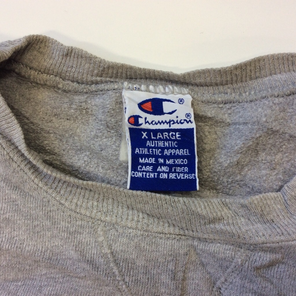 Champion �����ԥ��� ����ץ� �������å� �ȥ졼�ʡ� ����̵�� XL/���졼 ����ꥫ͢�� USA ���ᥫ�� �֥��� ���� ����å� �����å� �礭�������� LL O �ӥå������� �����С�������