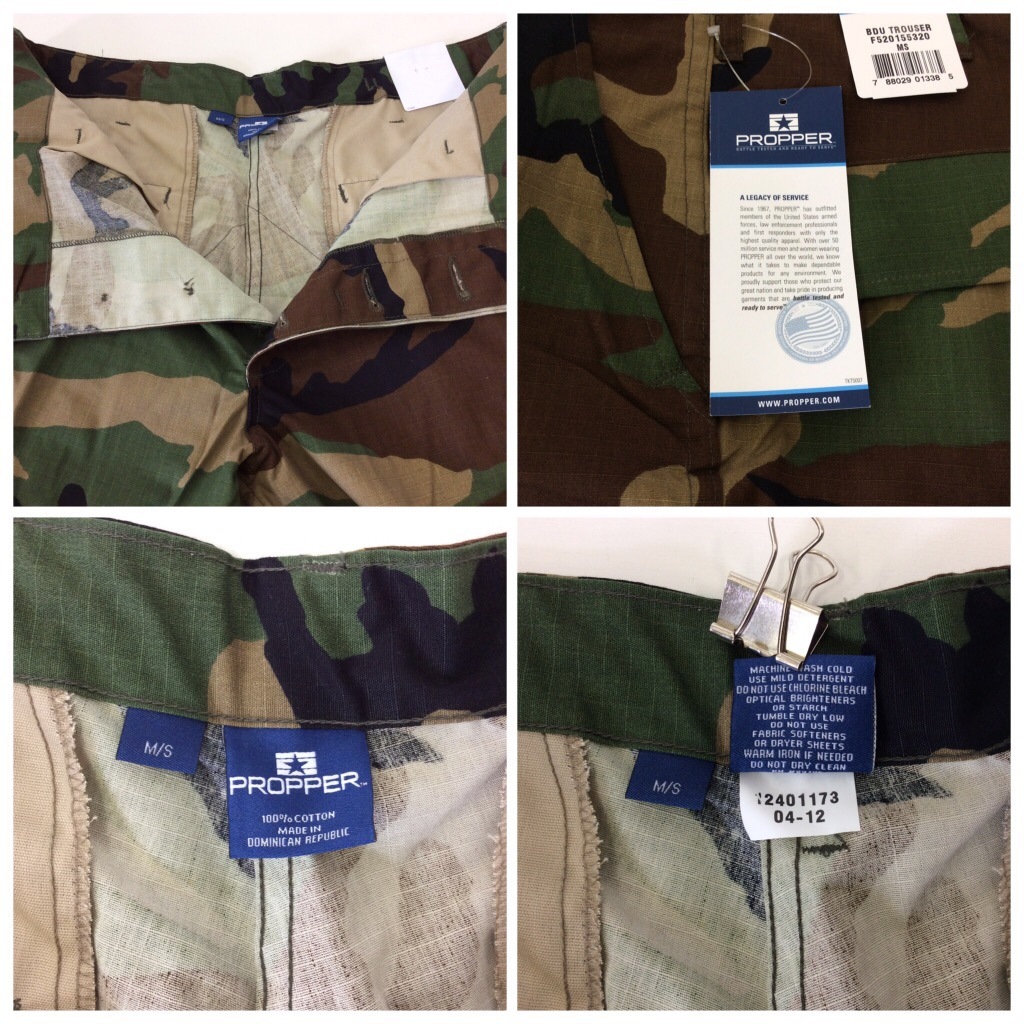 Ķ�ò���PROPPER�ۥ��åɥ��ɥ��� ��åץ��ȥå� �ߥ꥿�꡼�ѥ�� MS ���� �ץ��ѡ� ���ݥ��å� BDU ���ѥ� �º� �������ѥ��